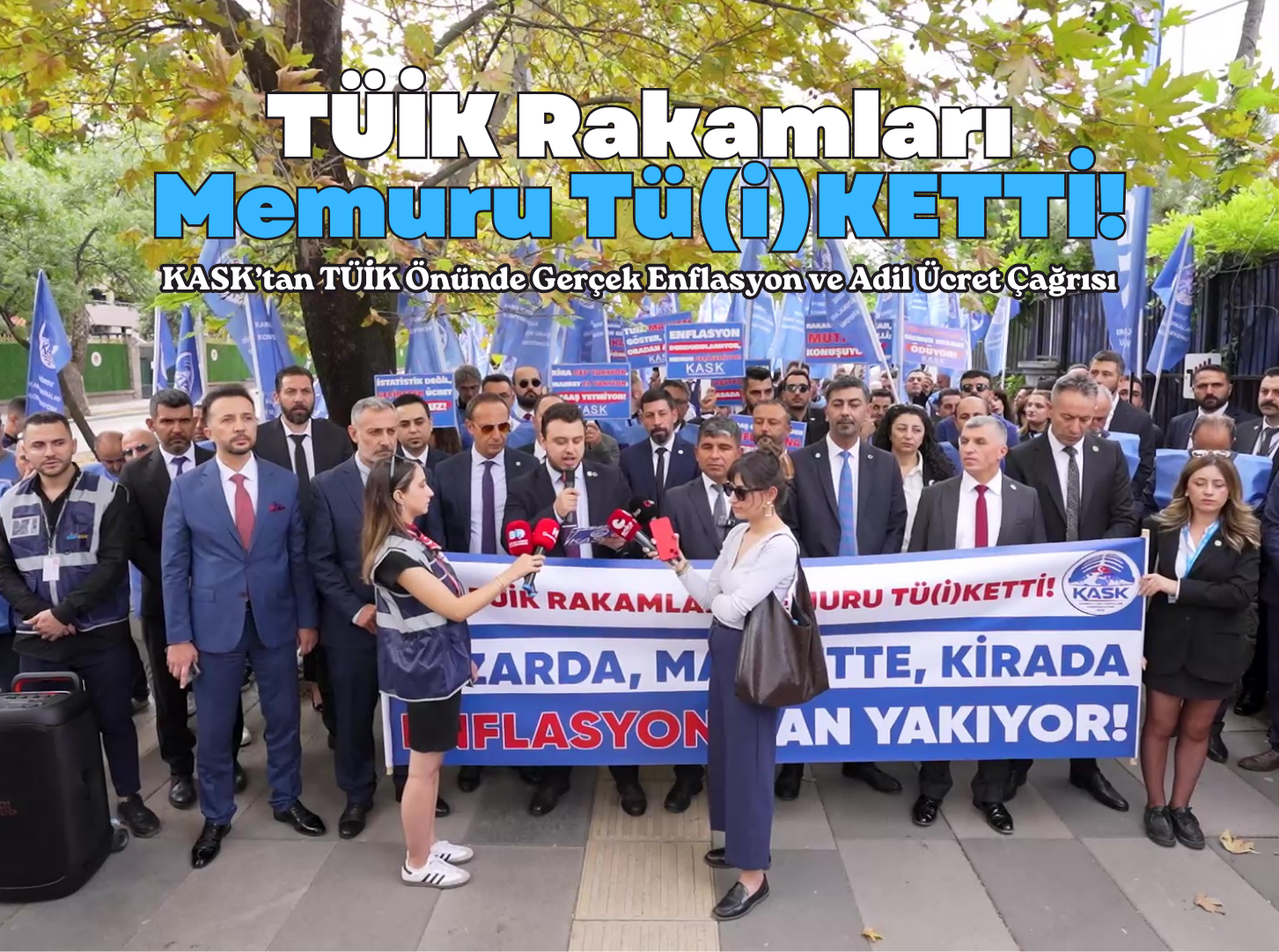 TÜİK Rakamları Memuru TÜ(İ)KETTİ: KASK’tan Gerçek Enflasyon ve Adil Ücret Çağrısı